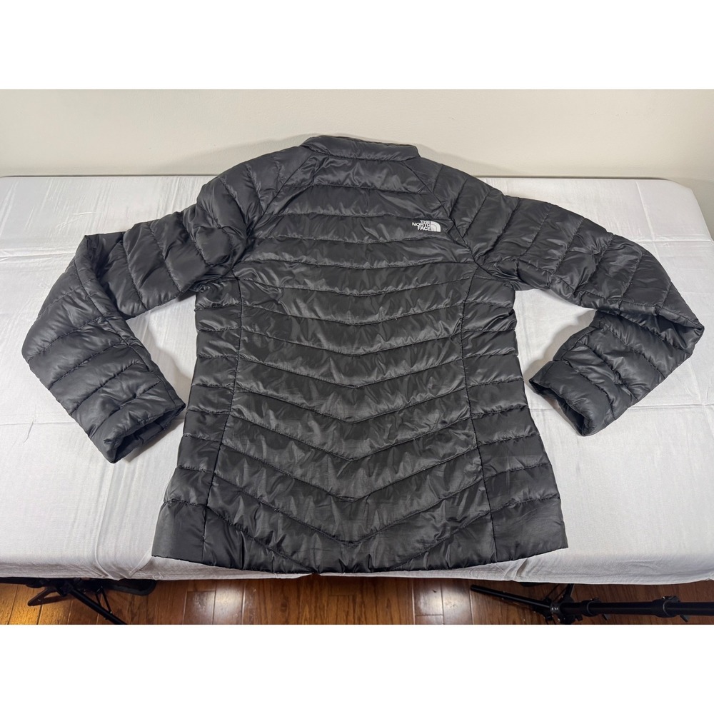 The North Face Womens 700 Down Puffer Jacket Black Quilted Full Zip Small - Picture 2 of 7